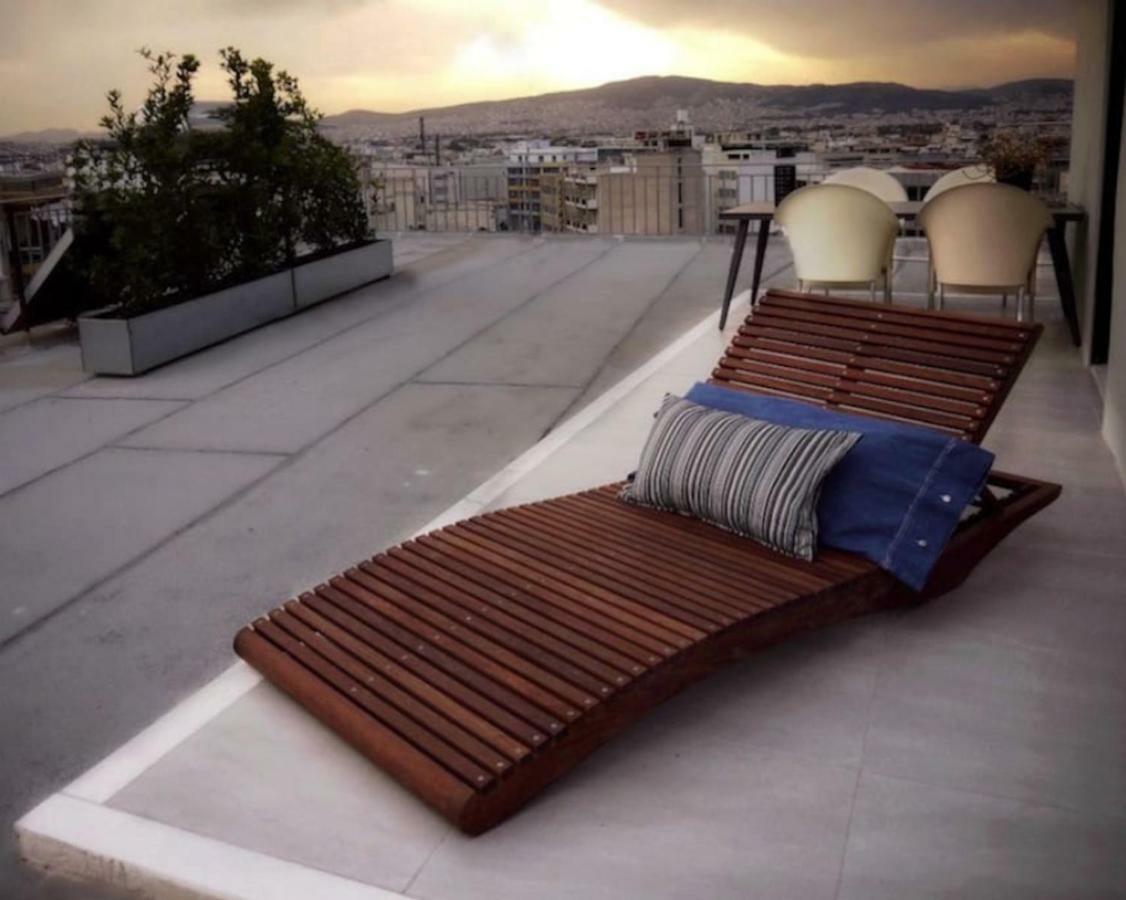 Stylish Penthouse With Acropolis And 360 View Lägenhet Aten Exteriör bild