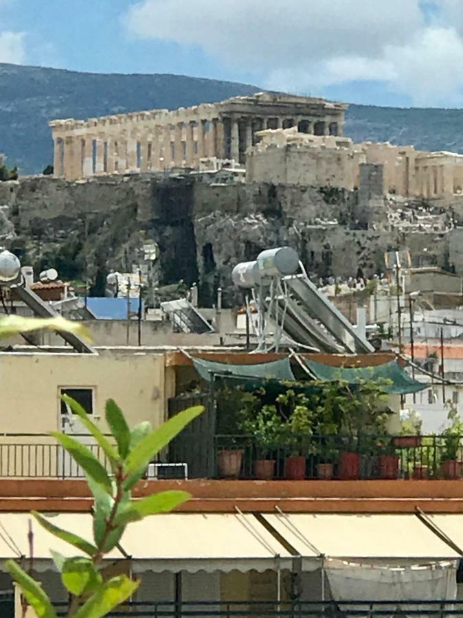 Stylish Penthouse With Acropolis And 360 View Lägenhet Aten Exteriör bild