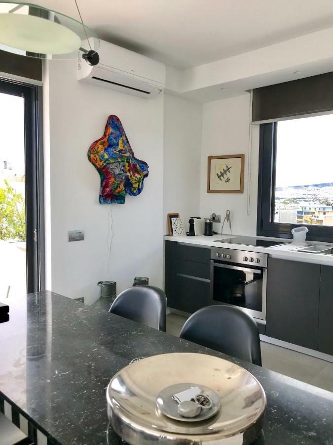 Stylish Penthouse With Acropolis And 360 View Lägenhet Aten Exteriör bild